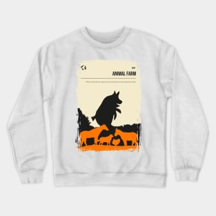 Visit The Animal Farm Vintage Book Cover Poster Crewneck Sweatshirt